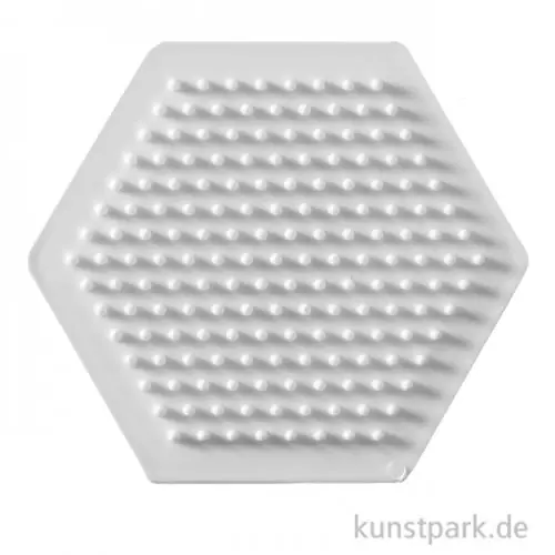 NABBI BioBeads Steckplatte Weiß - Hexagon, 9 cm Kracherpreis