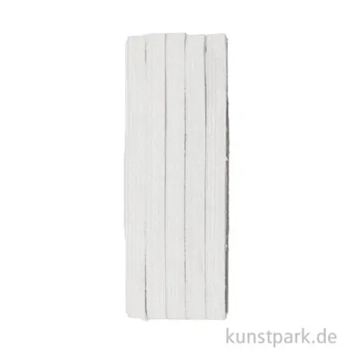 Nur Heute Super Elastic Gummiband, Weiß, 8 mm, 3 Meter