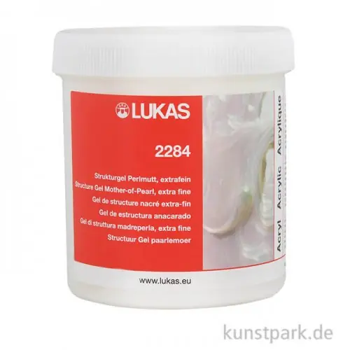 Echt Lukas Strukturgel Perlmutt extra fein, 250 ml