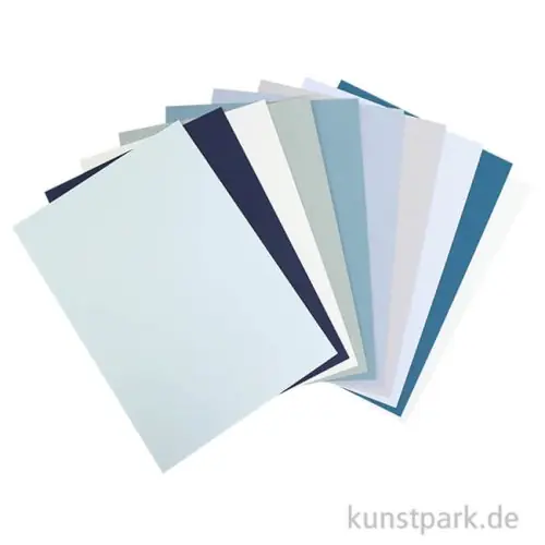 Neuheit Canson MI-TEINTES Papiere - Kühle Töne, 10 Bogen, DIN A4, 160 g