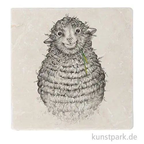 Markenprodukt Fliesenuntersetzer - Wollfried, 10 x 10 cm