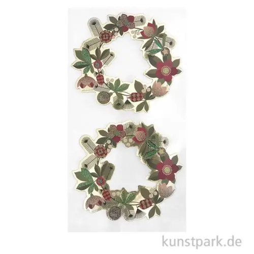3D Sticker - Christmas Rocks, Helleborus Gratis Versand