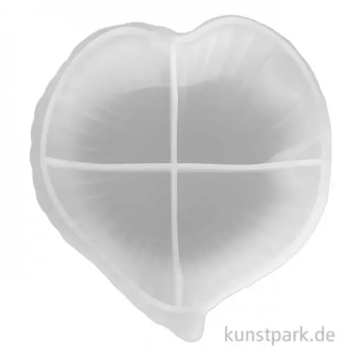 Must-Have Silikon Gießform - Blätter Seifenschale, 12,5 x 9,7 x 5,5 cm