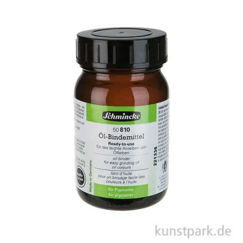 Schmincke Ready-to-use Öl-Bindemittel, 200 ml Glas Geld-Zurück-Garantie