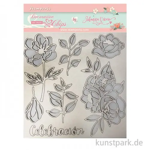 Schneller Versand Stamperia Decorativ Chips - Celebration, 14 x 14 cm