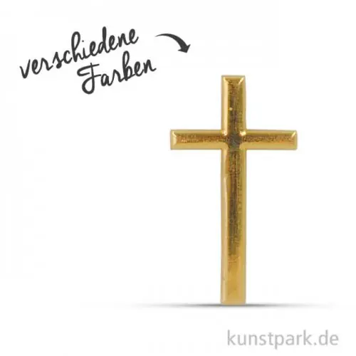 Wachsmotiv - Kreuz, 4 cm, 1 Stück Heißes Angebot