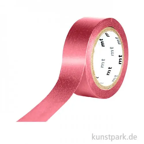 Limited Edition MT Masking Tape Metallic Red, 15 mm, 7 m Rolle