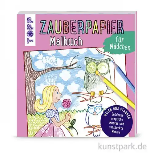 Zauberpapier Malbuch - Mädchen, Topp Verlag Mengenrabatt