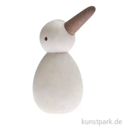 Mega-Angebot Holzdeko Möwe Stehend, Weiß, 8 x 14,5 cm