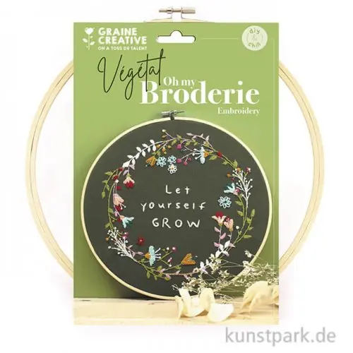 Beliebt DIY Stickset - Pflanzen Embroidery Kit