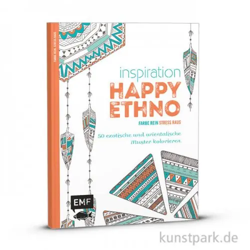 Inspiration Happy Ethno, 50 exotische & orientalische Motive zum kolorieren, EMF Neue Kollektion