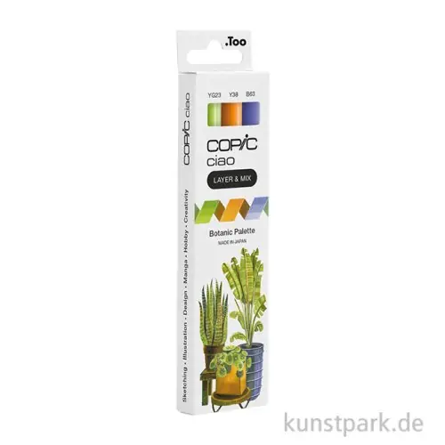 Jetzt Zugreifen COPIC ciao Set - 3er Botanic Palette