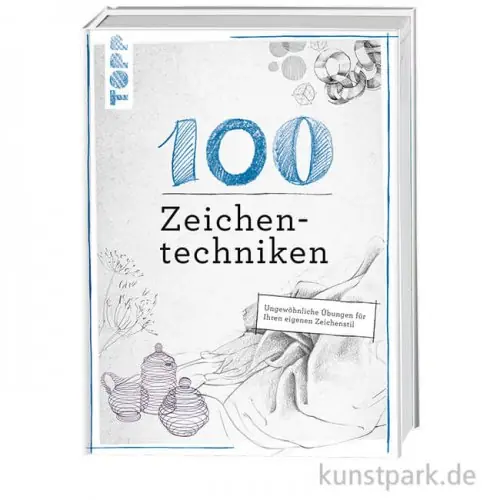 100 Zeichentechniken, Topp Verlag Garantierte Lieferung