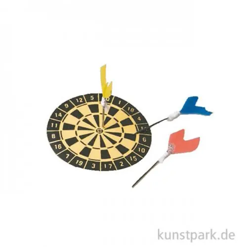 Miniatur Dartscheibe 4 cm Hochwertig