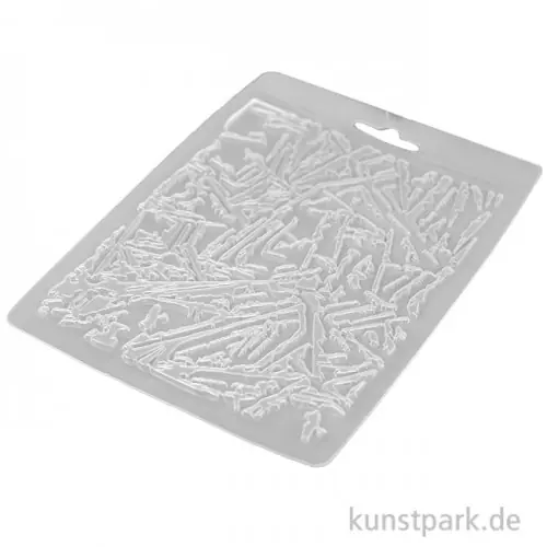 Limited Edition Stamperia Soft Mould (Gießform) - Arctic Anarctic Glass Effect, DIN A5