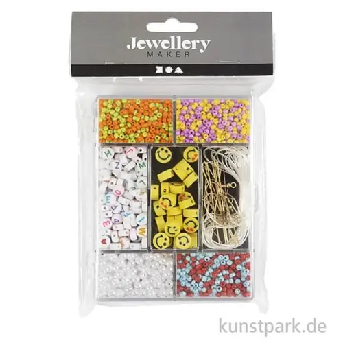 Schmuck Perlen Kreativ-Mix, Bunte Farben, Regenbogen Neuheit