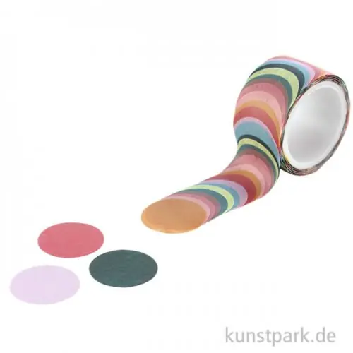 Premium Washi-Sticker - Nature Matters Kreise, 200 Stück