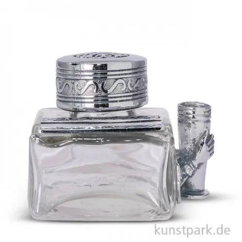 Garantierte Lieferung Tintenfass mit Ablage, leer, 50 ml