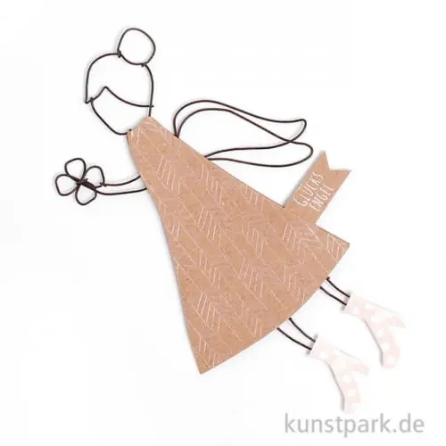 Abverkauf Good old friends - Fliegende Engel, Rosa gepunktete Schuhe