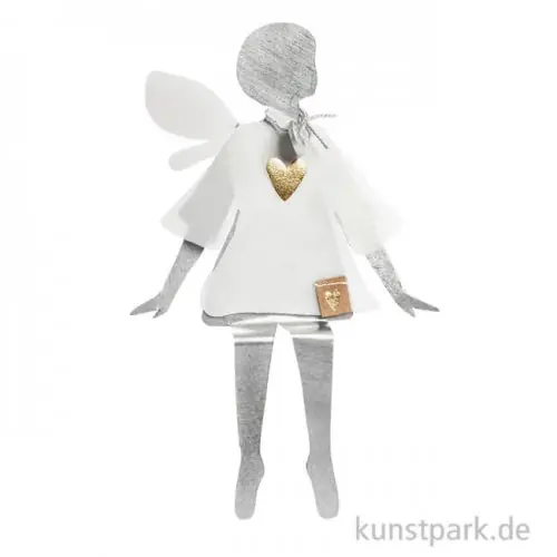 Premium Good old friends - Wunschfee Kantenhocker, Herz Gold