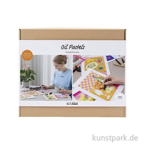 Geprüft Ölpastell Starter Set mit viel Zubehör