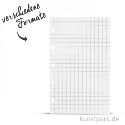FILOFAX Notebook Einlagen - Kariert Geld-Zurück-Garantie