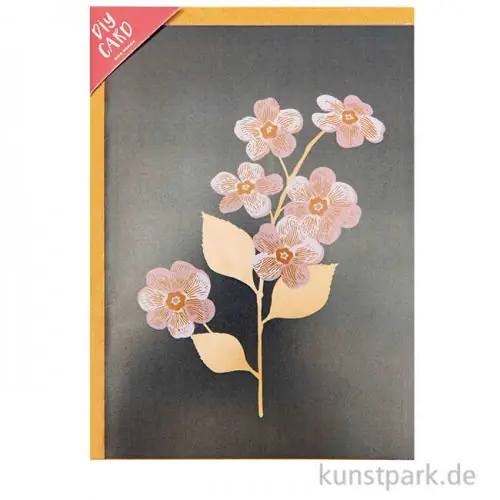 DIY Card - Nature Matters, Magnolie mit viel Zubehör Echt