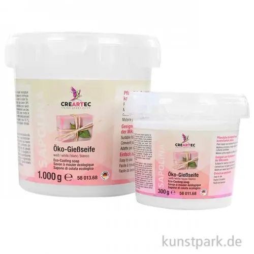 Sapolina - Öko-Seife zum Gießen, weiß Highlight