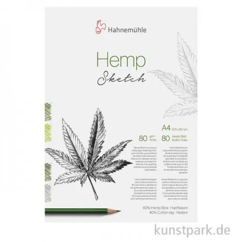 Hahnemühle Hemp Sketch Block, 80 Blatt, 80g Exklusiv