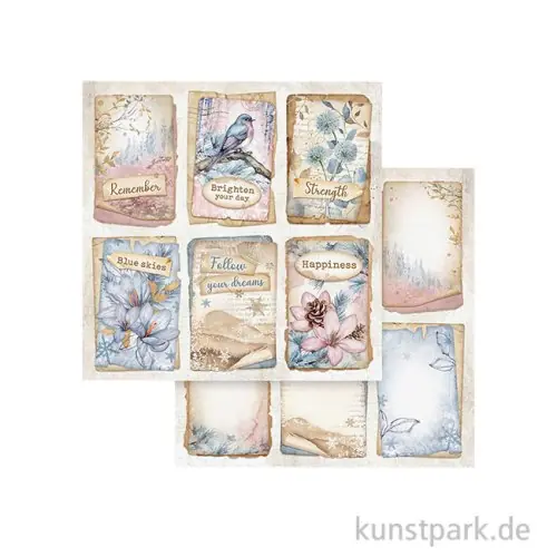 Heute Kaufen Stamperia Scrappapier - Create Happiness Dewdrops 6 Cards, 30,5 cm