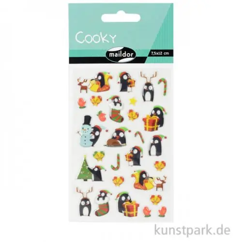 Bestpreis Maildor Cooky Sticker - Pinguine Mütze
