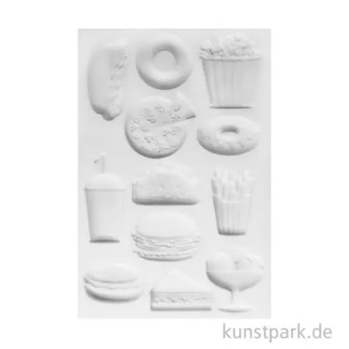 Ab Werk Silikonform - Junk Food, 20 x 13 cm