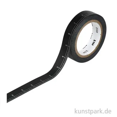Sale MT Masking Tape Black Ruler, 10 mm, 7 m Rolle