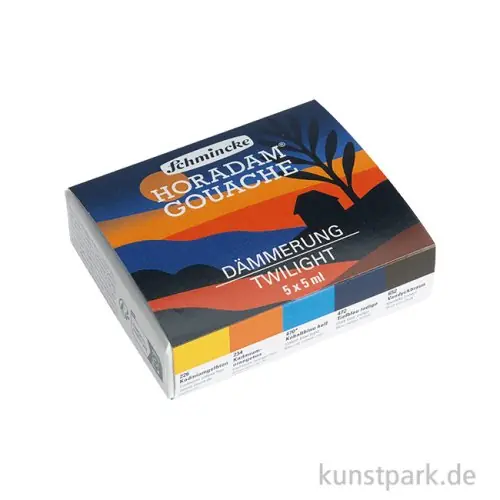Schmincke HORADAM Gouache Kartonset, Dämmerung, 5 x 5 ml Knallerangebot