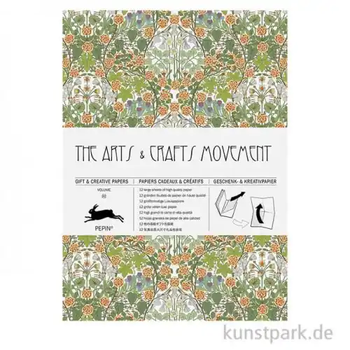 PEPIN Kreativpapier Buch - Arts & Crafts Movement Mengenrabatt