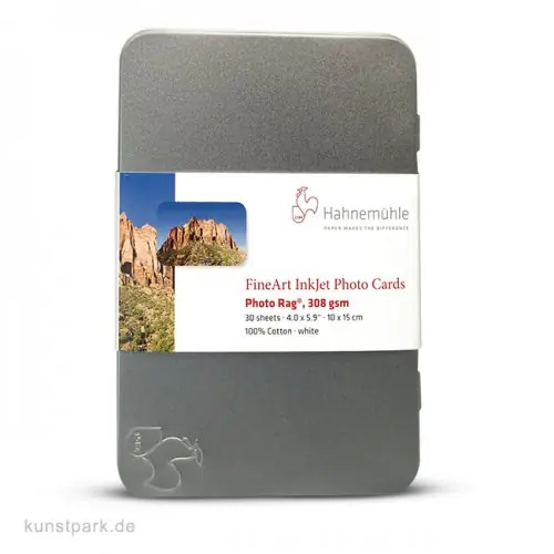 Hahnemühle Photo Rag 308 g/m² Fotokarten, 10x15cm, 30 Blatt Kostenloser Versand