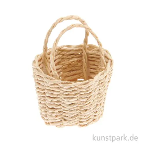 Miniatur Korb rund, 3,5 x 3,5 x 5 cm Nur Heute
