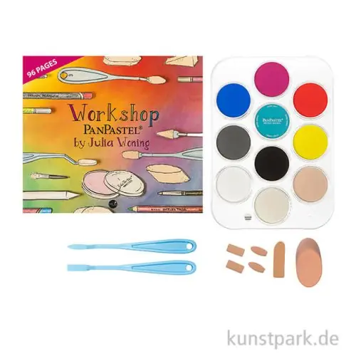 Jetzt Kaufen PanPastel Set mit 10 Farben + Workshop Book, Julia Woning