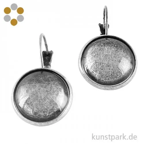 Gleich Bestellen Ohrring Vintage Collection - Rund, Durchmesser 1,7cm mit Cabochon