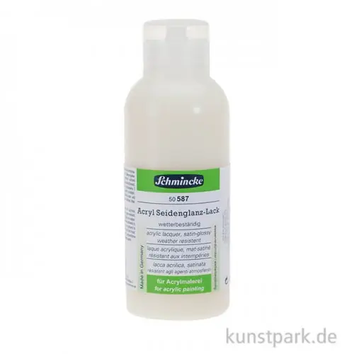 Schmincke Acryl Seidenglanz-Lack, 250 ml Handgefertigt