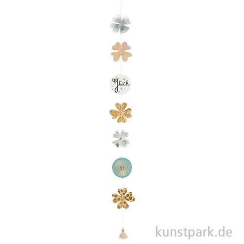 Solange Der Vorrat Reicht Good old friends - Glückskleekette, Grün-Gold