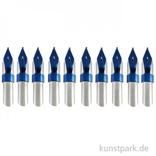 Mega-Angebot Zierschriftenfedersortiment mit 10 verschiedenen Federn