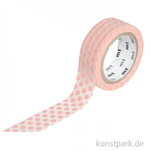 MT Masking Tape Dot Strawberry Milk, 15 mm, 7 m Rolle Direktkauf