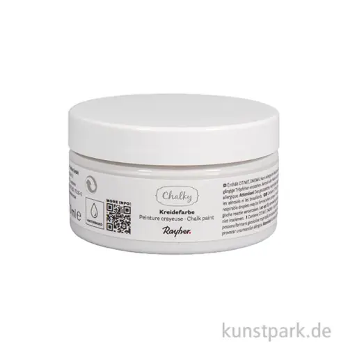 Neu Im Sortiment Rayher Chalky Kreidefarbe Weiß, 100 ml
