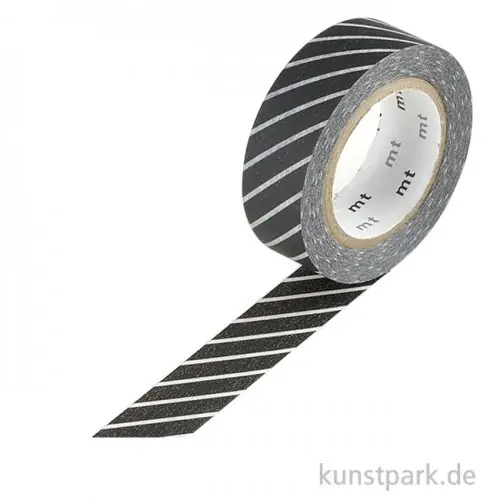 MT Masking Tape Stripe Black - 15 mm, 7 m Rolle Neuheit