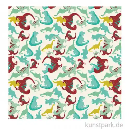 DECOPATCH Papier 736 Dinos, 3 Stück Garantierte Lieferung