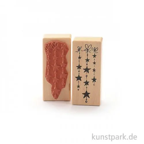 Sonderaktion Stempel - Sternen Dekoration - 4x9 cm