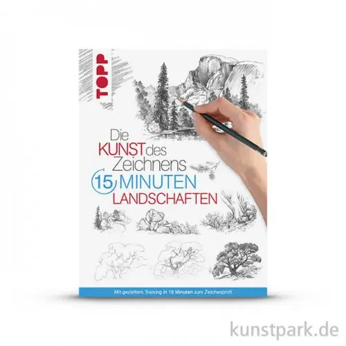 Die Kunst des Zeichnens 15 Minuten - Landschaften, Topp Verlag Knallerangebot