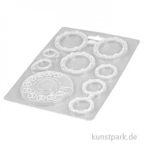 Stamperia Soft Mould (Gießform) - Lady Vagabond Lifestyle Goggles, A5 Geprüft