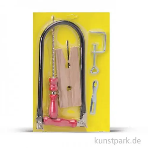 Neu Laubsägegarnitur mit viel Zubehör, 6-teilig